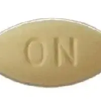 Ondansetron (injection) (Ondansetron (injection) [ on-dan-se-tron ])-ON 8-8 mg-Yellow-Oval