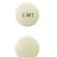 Oxybutynin (transdermal) (Oxybutynin (transdermal) [ ox-i-bue-ti-nin ])-EM1-5 mg-Yellow-Round