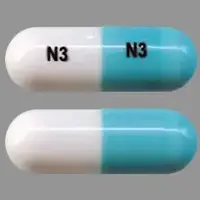 Phentermine (Phentermine [ fen-ter-meen ])-N3 N3-37.5 mg-Blue & White-Capsule-shape