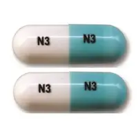 Phentermine (Phentermine [ fen-ter-meen ])-N3 N3-37.5 mg-Blue & White-Capsule-shape