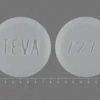 Pioglitazone (Pioglitazone (oral) [ pye-o-glit-a-zone ])-TEVA 7273-45 mg-White-Round