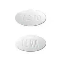 Pravastatin (Pravastatin [ prav-a-stat-in ])-TEVA 7270-80 mg-White-Oval