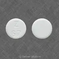 Atenolol (Atenolol [ a-ten-oh-lol ])-Z 67-100 mg-White-Round