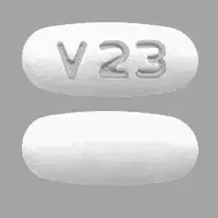 Clarithromycin (Clarithromycin [ kla-rith-roe-mye-sin ])-V 23-500 mg-White-Oval