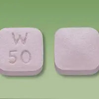 Desvenlafaxine (Desvenlafaxine [ des-ven-la-fax-een ])-W 50-50 mg-Pink-Four-sided