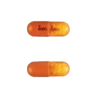 Dextroamphetamine (Dextroamphetamine [ dex-tro-am-fet-a-meen ])-Logo (Actavis) 0305 Logo (Actavis) 0305-15 mg-Brown & Orange-Capsule-shape