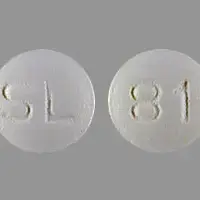 Dipyridamole (Dipyridamole (oral/injection) [ dye-pir-id-a-mole ])-SL 81-25 mg-White-Round