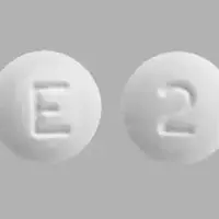 Eszopiclone (Eszopiclone [ e-zop-i-klone ])-E 2-2 mg-White-Round