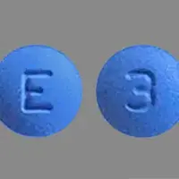 Eszopiclone (Eszopiclone [ e-zop-i-klone ])-E 3-3 mg-Blue-Round