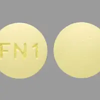 Fenofibrate (Fenofibrate [ fen-oh-fye-brate ])-FN1-54 mg-Yellow-Round