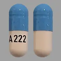 Temazepam (Temazepam [ te-maz-e-pam ])-A222-7.5 mg-Blue & Pink-Capsule-shape