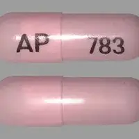 Terazosin (Terazosin [ ter-ay-zo-sin ])-AP 783-5 mg-Pink-Capsule-shape