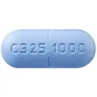 Valacyclovir (Valacyclovir [ val-a-sye-kloe-veer ])-C325 1000-1 gram-Blue-Capsule-shape