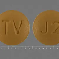 Amlodipine and valsartan (Amlodipine and valsartan [ am-loe-de-peen-val-sar-tan ])-TV J2-5 mg / 160 mg-Yellow-Round