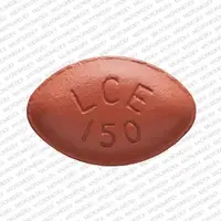 Carbidopa, entacapone, and levodopa (Carbidopa, entacapone, and levodopa [ kar-bi-doe-pa, en-tak-a-pone, lee-voe-doe-pa ])-LCE 150-37.5 mg / 200 mg / 150 mg-Brown-Oval