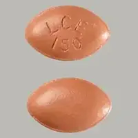 Carbidopa, entacapone, and levodopa (Carbidopa, entacapone, and levodopa [ kar-bi-doe-pa, en-tak-a-pone, lee-voe-doe-pa ])-LCE 150-37.5 mg / 200 mg / 150 mg-Brown-Oval