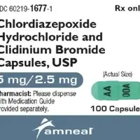 Chlordiazepoxide and clidinium (Chlordiazepoxide and clidinium [ klor-dye-az-e-pox-ide-and-kli-di-nee-um ])-AA 00A-5 mg / 2.5 mg-Green-Capsule-shape