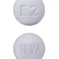 Erlotinib (Erlotinib)-TEVA E2-25 mg-White-Round