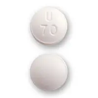 Fluvoxamine (Fluvoxamine [ floo-vox-a-meen ])-U 70-25 mg-White-Round