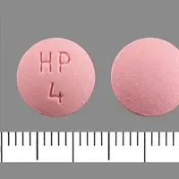 Hydralazine (Hydralazine [ hye-dral-a-zeen ])-HP 4-100 mg-Pink-Round