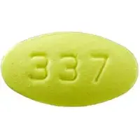 Hydrochlorothiazide and losartan (Hydrochlorothiazide and losartan [ hye-droe-klor-oh-thye-a-zide-and-loe-sar-tan ])-C 337-12.5 mg / 50 mg-Yellow-Oval