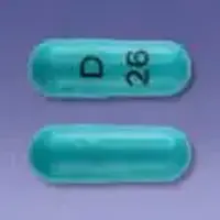 Hydrochlorothiazide (Hydrochlorothiazide [ hye-dro-klor-o-thy-a-zide ])-D 26-12.5 mg-Blue-Capsule-shape