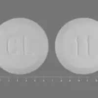 Hyoscyamine (Hyoscyamine [ hye-oh-sye-a-meen ])-CL 11-0.125 mg-White-Round