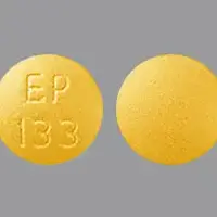 Imipramine (Imipramine [ im-ip-ra-meen ])-EP 133-10 mg-Yellow-Round