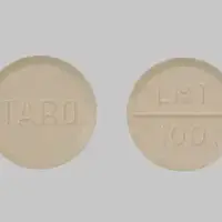 Lamotrigine (Lamotrigine [ la-moe-tri-jeen ])-TARO LMT 100-100 mg-Peach-Round