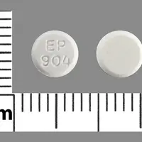 Lorazepam (Lorazepam (oral) [ lor-a-ze-pam ])-EP 904-0.5 mg-White-Round