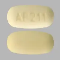 Methocarbamol (Methocarbamol (oral/injection) [ meth-oh-kar-ba-mal ])-AP211-750 mg-Yellow-Capsule-shape