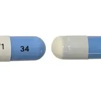 Mexiletine (Mexiletine [ mex-il-e-teen ])-V1 34-250 mg-Blue & White-Capsule-shape