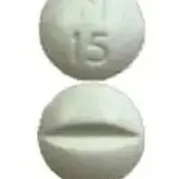 Morphine (Morphine (oral) [ mor-feen ])-M 15-15 mg-White-Round