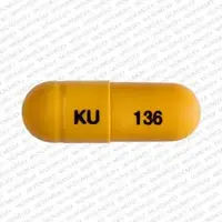 Good sense omeprazole (Omeprazole [ oh-mep-ra-zol ])-KU 136-40 mg-Yellow-Capsule-shape