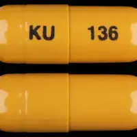 Good sense omeprazole (Omeprazole [ oh-mep-ra-zol ])-KU 136-40 mg-Yellow-Capsule-shape