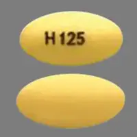 Pantoprazole (Pantoprazole (oral/injection) [ pan-toe-pra-zole ])-H125-20 mg-Yellow-Oval