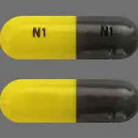 Phentermine (Phentermine [ fen-ter-meen ])-N1-15 mg-Gray & Yellow-Capsule-shape