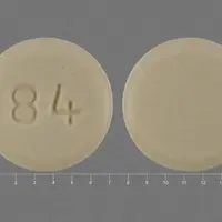 Pramipexole (Pramipexole [ pram-i-pex-ole ])-84-0.75 mg-Yellow-Round