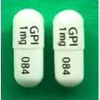 Prazosin (Prazosin [ pra-zoe-sin ])-GPI 1 mg 084-1 mg-White-Capsule-shape