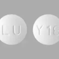 Quetiapine (Quetiapine [ kwe-tye-a-peen ])-LU Y16-50 mg-White-Round