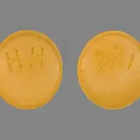 Risperidone (Risperidone (oral) [ ris-per-i-done ])-HH 221-0.25 mg-Yellow-Round