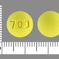 Salsalate (Salsalate [ sal-sa-late ])-703-500 mg-Yellow-Round