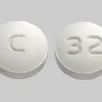 Sumatriptan (injection) (Sumatriptan (injection) [ soo-ma-trip-tan ])-C 32-25 mg-White-Round