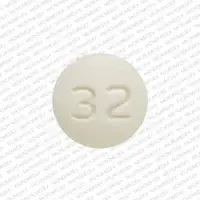 Sumatriptan (oral/nasal) (Sumatriptan (oral/nasal) [ soo-ma-trip-tan ])-C 32-25 mg-White-Round