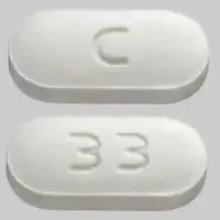 Sumatriptan (oral/nasal) (Sumatriptan (oral/nasal) [ soo-ma-trip-tan ])-C 33-50 mg-White-Capsule-shape