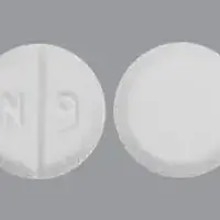 Benztropine (Benztropine (oral/injection) [ benz-troe-peen ])-N 9-0.5 mg-White-Round