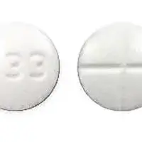 Captopril (Captopril [ kap-toe-pril ])-C33-25 mg-White-Round