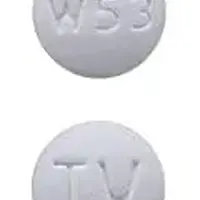 Cyclobenzaprine (Cyclobenzaprine [ sye-kloe-ben-za-preen ])-TV W53-10 mg-White-Round
