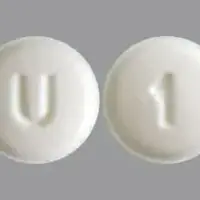 Cyclobenzaprine (Cyclobenzaprine [ sye-kloe-ben-za-preen ])-U 1-5 mg-White-Round