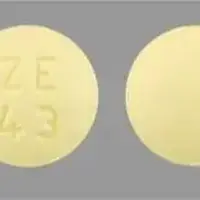 Dipyridamole (Dipyridamole (oral/injection) [ dye-pir-id-a-mole ])-ZE 43-25 mg-Yellow-Round